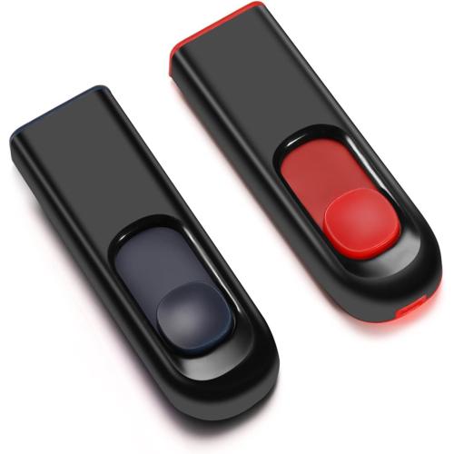 Maspen 64GB USB Flash Drive 2 Pack 64 GB USB Thumb Drive Memory Stick Jump Drives Pendrive for Storage (2 Colors, 64G)