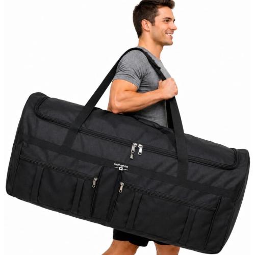 46-inch Rolling Duffle Bag with Wheels, XL Duffle Bag With Rollers, Heavy Duty Oversized Storage Bag