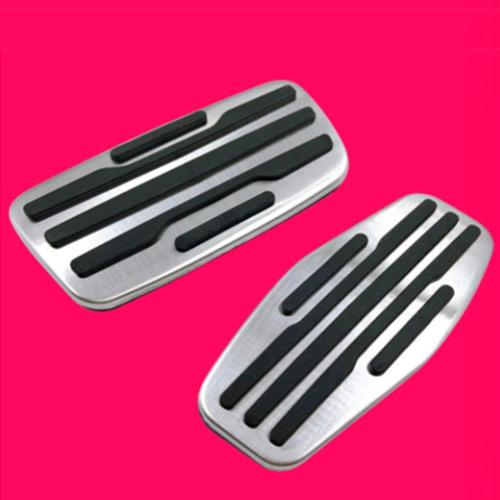 Stainless Steel Gas Brake Pedal Cover Set® - Compatible with GMC Yukon, Sierra, and Chevy Silverado, Tahoe, Suburban