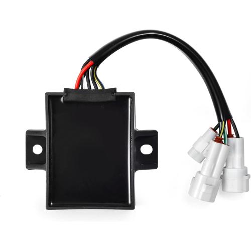 CDI Box Ignition Coil Spark Plug Compatible with Kawasaki Bayou 220 1988 1989 1990 1991 1992 1993 1994 1995 21119-1226 21121-1160