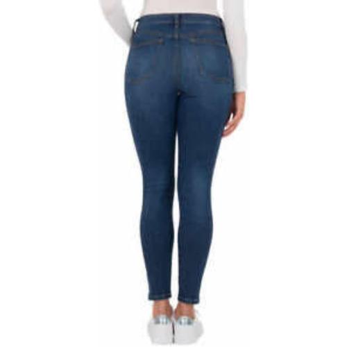 Size 4 Wit & Wisdom Ladies High-Rise Skinny Jean (Blue, 4)
