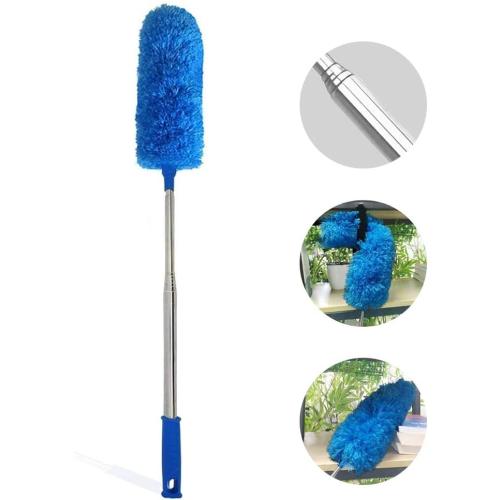DELUX Microfiber Feather Duster Extendable Duster with 100 inches Extra Long Pole, Bendable Head & Long Handle Dusters for Cleaning Ceiling Fan, High Ceiling, Blinds, Furniture & Cars