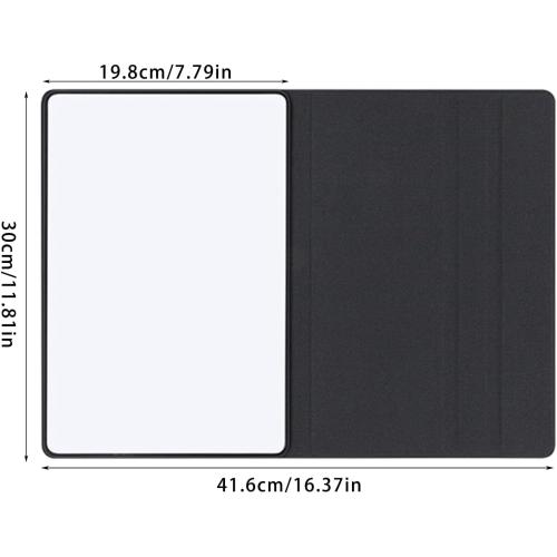 Small Whiteboard with Folding Stand Double-Sided Writing Board for Office Business Meetings School Classroom