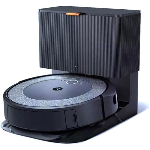 Black and Grey iRobot i5  i555620 Robot Vacuum with Clean Base Automatic Dirt Disposal