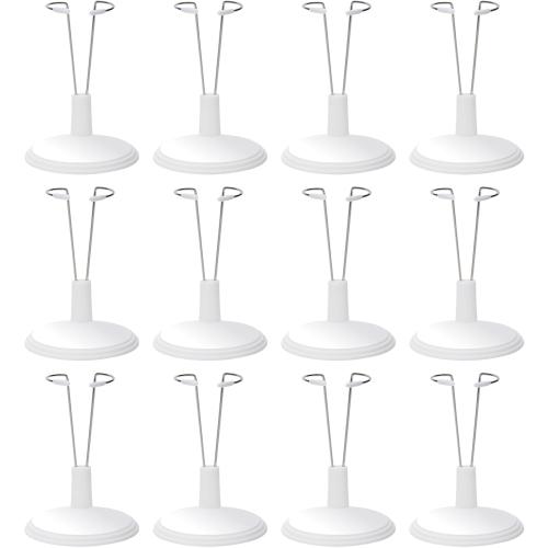 12 Pack Doll Stand Holder Compatible with 6.8 Inch Dolls, Not Include Dolls