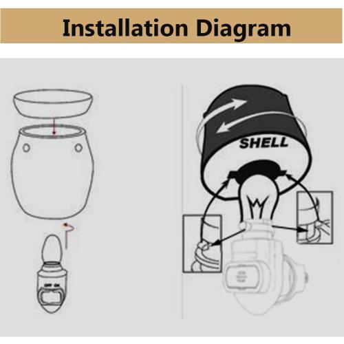 Auto On Sensor Plug in Night Light Module,Wall Light Plug with Light Sensitive On/Off Switch,Rotating E12 Base Night Light Socket for Making Your Own DIY Decorative Night Lights