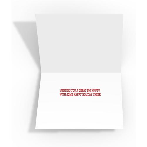 Stonehouse Collection | Texas Howdy! Christmas Cards | Western 18 Cards and Envelopes (Howdy Santa)