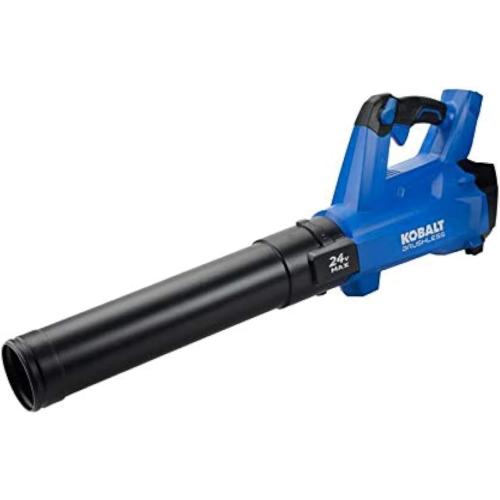 Kobalt 24-Volt Lithium Ion 410-CFM 100-MPH Brushless Cordless Electric Leaf Blower With Battery and Charger