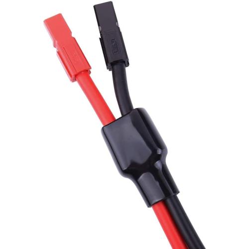 15A Car Cigarette Lighter Plug 3.3ft/1m Extension Cable14AWG Battery Charger Adapter 45A Connector Compatible with Anderson Powerpole