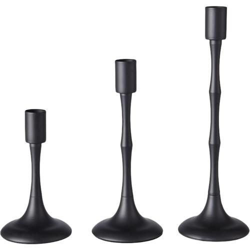 Elegant Metal Holder Retro French Type Candleholder Candlestick for Home Decoration Table Setting