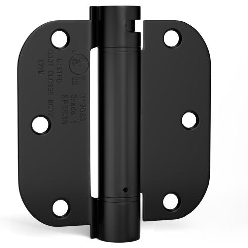 3 pack Size 3.5 Color Black goldenwarm 3pack Black Door Hinges 3.5 Inch Self Closing Spring Door Hinge with 5/8 Radius Corners - Adjustable Door Closing, Residential & Heavy-Duty Door Hardware