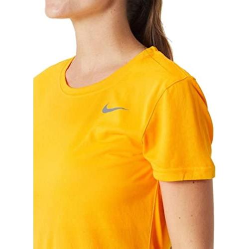 Size Large Gold Nike Legend Women's Short Sleeve Shirt, Gold, Large