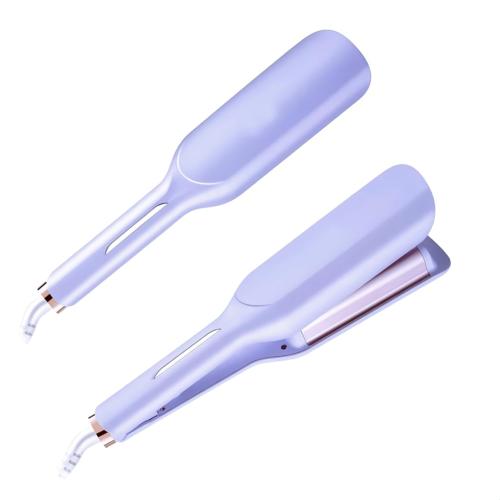 Double Barrel Curling Iron Hair Curler, 1.25 Inch (32mm) Hair Waver, 2 Barrel Wavy Hair Curler Curling Wand, Beach Wave Crimper Iron for Short Long Hair Dual Voltage
