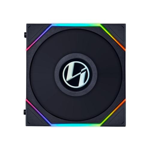 Lian Li UNI Fan TL LCD Series Lüfter, 3er-Pack INKL Controller - 120 mm, Schwarz
