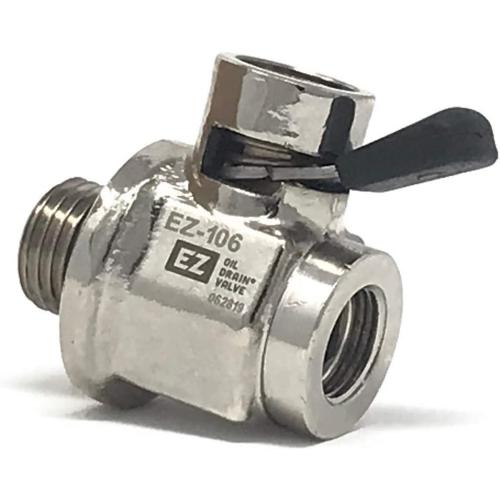 EZ-106(14mm-1.5) EZ Oil Drain Valve with removable Hose End Combo