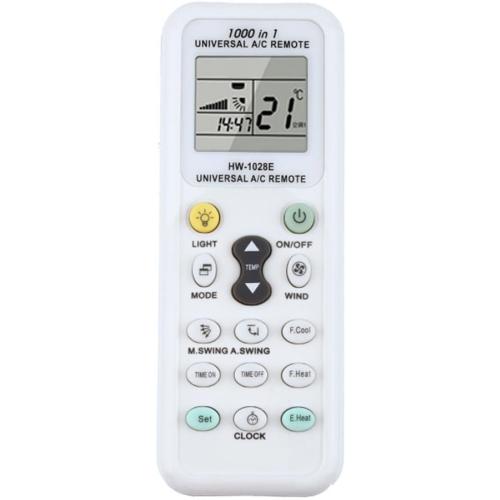 Universal Air Conditioner Remote Control LCD A/C Conditioning Controller 1000 in 1 for Mitsubishi Toshiba HITACHI FUJITSU Daewoo LG Sharp Samsung ELECTROLUX SANYO AUX GREE HAIER Huawei Air Condition
