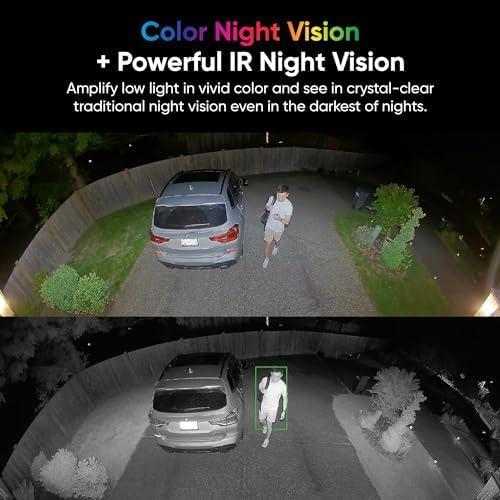 WYZE Floodlight Camera Pro, PCMag Editors' Choice 3000-Lumen LEDs, 2.5K HD Outdoor Security Camera, 180° Wide View, Motion Detection, Color Night Vision, Works with Alexa & Google, Free Expert Setup