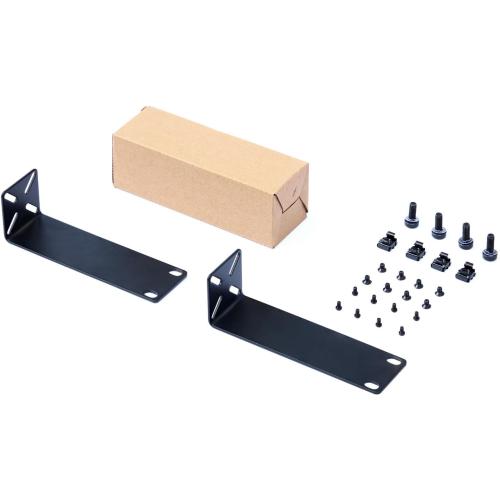 Rack Mount Kit for 7.9 inch Switches, Adjustable Rack Ears for Netgear, Cisco, D-Link, TRENDnet and HP Products, Mount 7.9 Wide to 19 Equipment, Adjustable Hole Distance 14-30mm