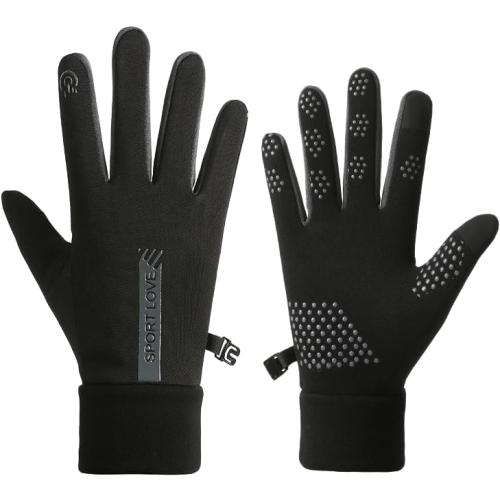 INOGIH Cold Weather Running Gloves for Women Winter Soft Warm Touchscreen Cycling Gloves Non-Slip