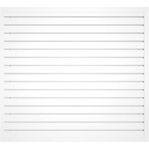 NeatiEase Slatwall Panel Wall Storage Systems, 4 x 4ft Slat Wall Paneling Garage Wall Organizer, Heavy Duty Wall Mounted PVC Wall Rack (White)