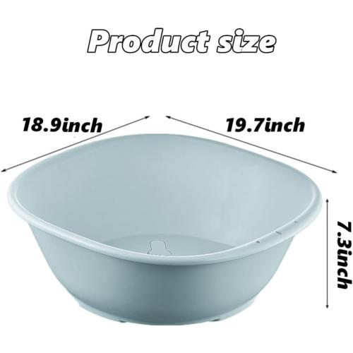 Sitz Bath for Hemorrhoids,Sitz bath tub,Sits Bath Kit for Women Men,Wider Seating Area, Deeper Bowl (green)