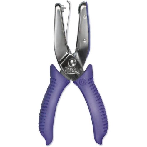 MCGILLS 53200 1/16-Inch Round Hand Punch with 2-Inch Reach, Purple, 0.75 H x 6.5 L x 3.25 W