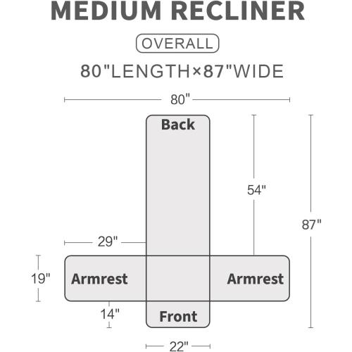 Plush and Fuzzy Shaggy Couch Cover, Faux Fur Sofa Cover, Water Resistant Slipcover, Non-Slip Furniture Protector for Kids,Dogs,Cats.(Lightbrown-Bubble, Medium Recliner)