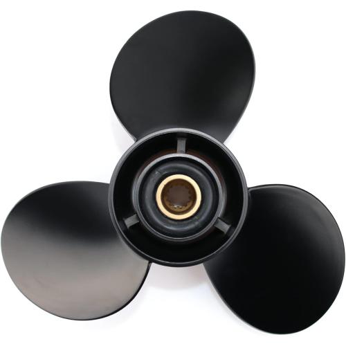 CAPTAIN Boat Propeller fit Johnson Evinrude 40-140 HP Engines, 13 Spline Tooth Outboard Prop, RH, Aluminum, OEM Propellers for 50 60 E-TEC 65 70 75 85 88 90 100 110 112 115 120 125 135 HP