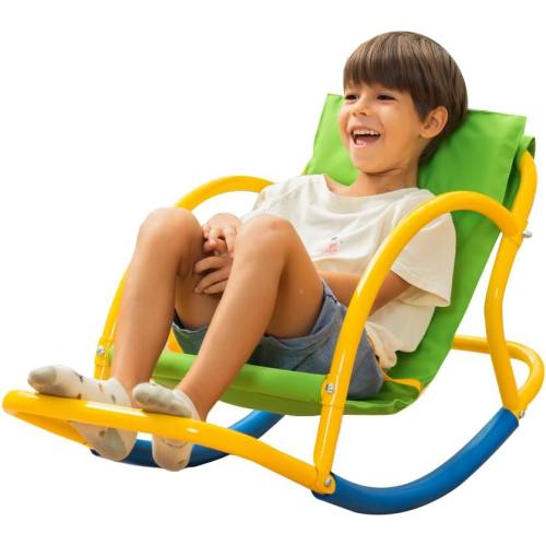 Calming Sensory Rocking Chair for Kids – Balance Seat for Focus, Relaxation & Play | Indoor Outdoor Therapy Chair for Autism, ADHD & Active Kids