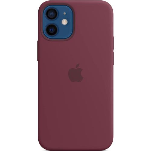 Apple iPhone 12 mini Silicone Case with MagSafe - Plum