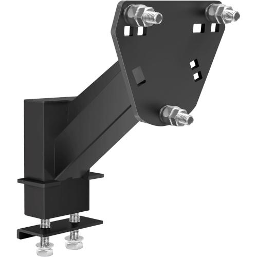 Stake Pocket Spare Tire Carrier Mount,Trailer Spare Tire Mount,Fits Most 4 & 5 & 6 & 8 Lugs Wheels on 4,4.25, 4.5'', 4.75'', 5, 5.5,6 or 6.5 Bolt Patterns,Heavy Duty Powder Coat