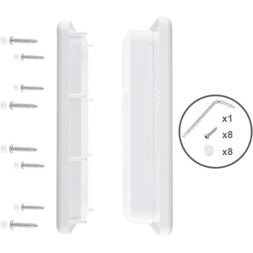 AJKJ Smart Electronic Pet Door, Automatic Cat Dog Door with 3 Modes, Battery Powered Electronic Sensor Pet Door with 1 Sensing Key, Fit for Small/Medium Pets Up to 35lbs - Small Size