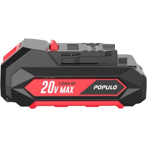 populo 20V Max Lithium Ion 2.0Ah Battery Pack PPLBP, Exclusive 20V Tools