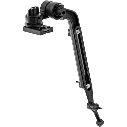 Universal Kayak Fish Finder Mount with Transducer Arm Adjustable 9–14” Tool-Free Rail Installation