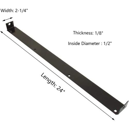 790-00120-0637 24 Shave Plate for MTD Snow Blower Scraper Bar Replacement for 784-5581A-0637 784-5581A-0662 780-428 784-5581