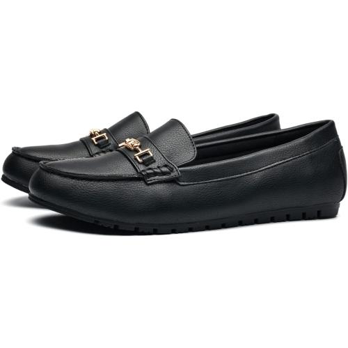 DeYashopin Women's Loafer Shoes Leisure Slip On Work Shoes Comfort Walking Flats size 9.5