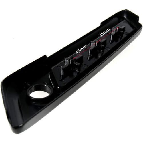 Black Saddlebag Outer Lid Hinge Latch Covers For Harley Touring Electra Road Street Glide 2014-2023 (Black Smoke)
