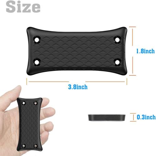 Gun Magnet Mount, 50 Lbs Rating,Rubber Coated Gun Holder for Pistol, Handgun, Shotgun, Rifles, Revolvers, Safe, Hunting, Firearm Accessories, Using in Car, Truck, Wall, Desk, Vehicle and Home