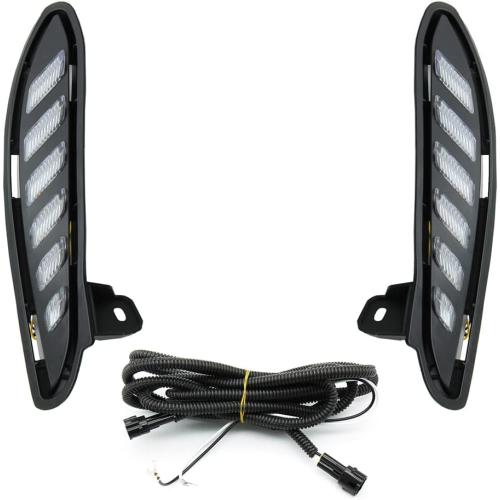 2Pcs/Pair Car DRL Daytime Running Driving Light W/Turn Signal Indicator Lamp, for Toyota Venza Harrier 2021 2022