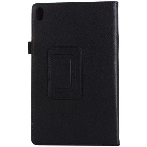 Case for Lenovo Tab 4 8 Plus (2017) TB-8704V TB-8704F TB-8704X TB-8704A - Lightweight PU Leather Folio Protective Cover with Pencil Loop - Black