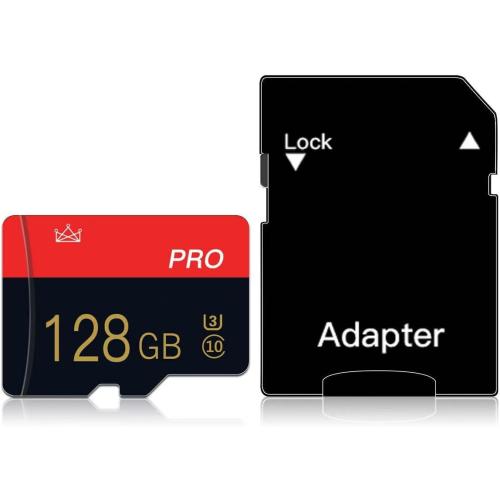2 Pack Micro Memory Card 128GB Class 10 with Adapter High Speed Memory Card for Tablet,Drone