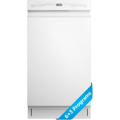 Midea MDF18A1AWW Built-in Dishwasher with 8 Place Settings, 6 Washing Programs, Stainless Steel Tub, Heated Dry, Energy Star, White