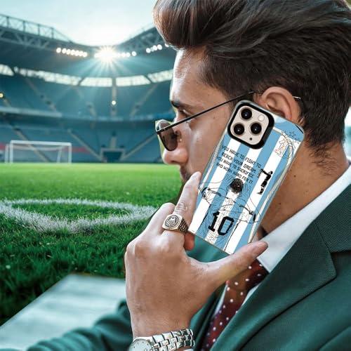 for iPhone 13/14 Legend Star Jersey No.10 Soccer Phone Case