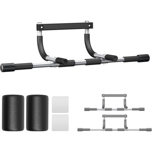 Ally Peaks Pull Up Bar for Doorway,Multiple Levels Width Adjustable Pull Up Bar Accurately Match Wide and Narrow doorframe,Indoor Chin-Up Bar Workout Bar,USA Original Patent