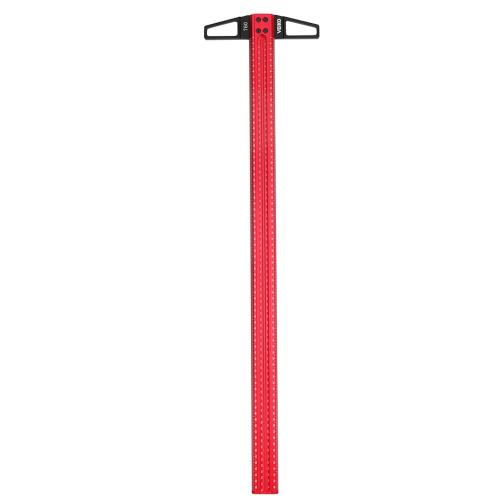 Alloy Scriber Precision Woodworking Tool T-Type Square Line Ruler Scribe (500 MM)