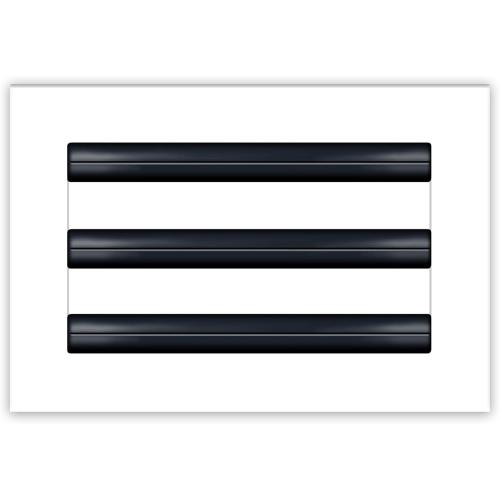 BUILDMART - 10x6 White Modern AC Vent Cover - Decorative Air Vent - Standard Linear Slot Diffuser - Register Grille for Ceiling, Walls & Floors - Texas Buildmart