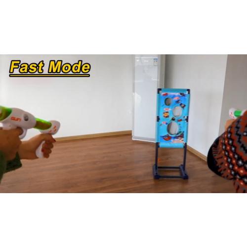 Active Target Game Set for 5 6 7 8 9 10 11 12 Years Old Boys Girls Best Kids Birthday Gift with Moving Shooting Target 2 Foam Blasters and 18 Foam Balls - Compatible with Nerf Blasters