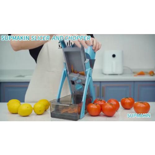 SupMaKin Safe Mandoline Slicer Plus for Kitchen Adjustable Vegetable Slicer