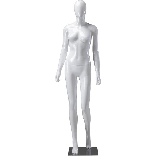 Female Dress Form Mannequin, Height Adjustable Display Torso Body with Metal Stand, Retro Manikin for Clothing Display, Window Shops, Boutiques, Tailoring Studios, Retail Stores