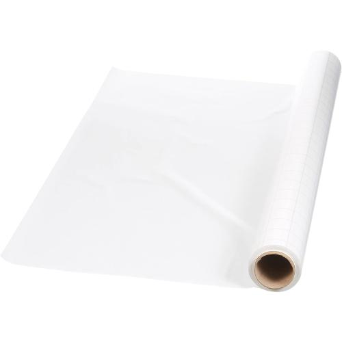 Whiteboard Sheets - Stick Anywhere for an Instant, Removable Dry Wipe Surface, 800 x 600 mm, Pack of 25, White and Grey Squared, Instant Dry Wipe Electrostatic Sheets, 1905157